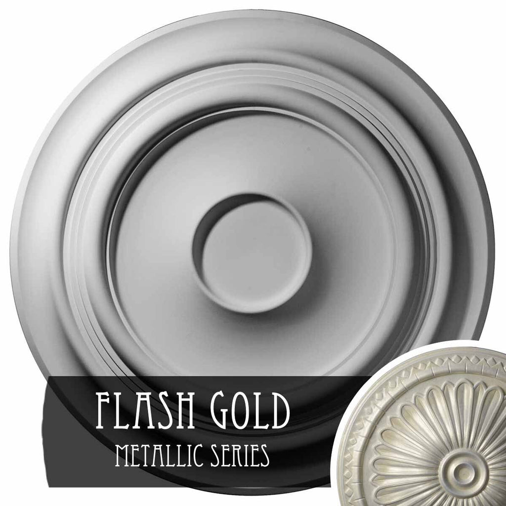 Hand-Painted Flash Gold Ceiling Medallion Z248313