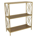 Brown Metal Plant Stand Z571