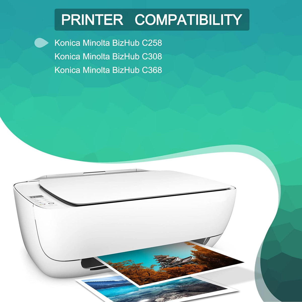 4-Pack Remanufactured Toner Cartridge for Konica Minolta TN-324 S5860