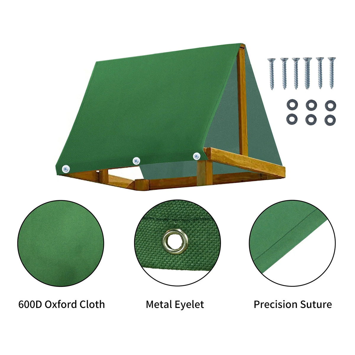 Waterproof Canopy Cover Tarpaulin 43 x 90 Inches I7068