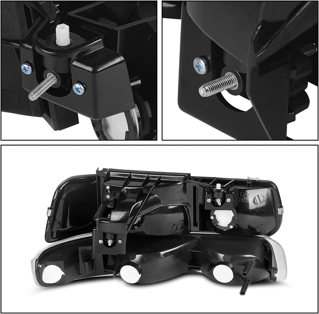 Headlight Assembly and Taillights for Chevy Silverado 1500 2500 A99040