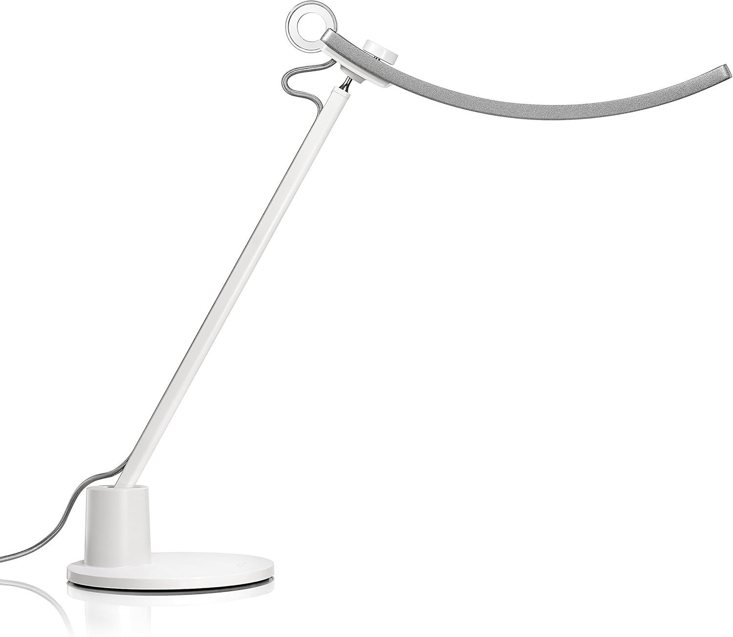 Silver Genie LED Desk Lamp with Auto-Dimming U14325