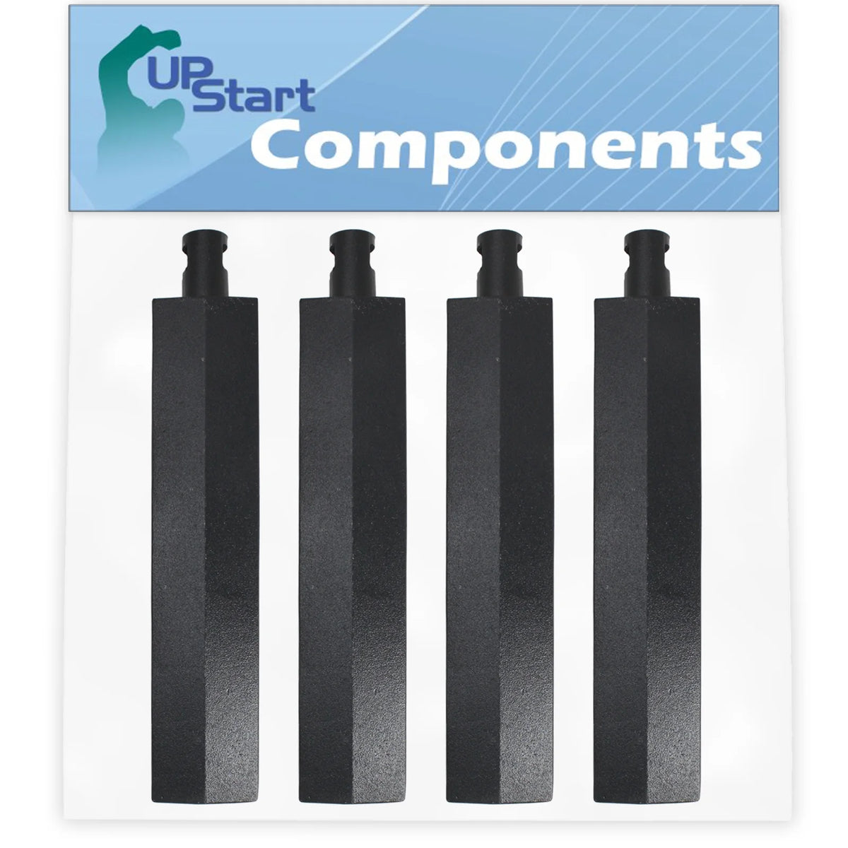 4-Pack BBQ Gas Grill Tube Burner Replacement Parts Cast Iron Pipe Burners 15 3/4" N188