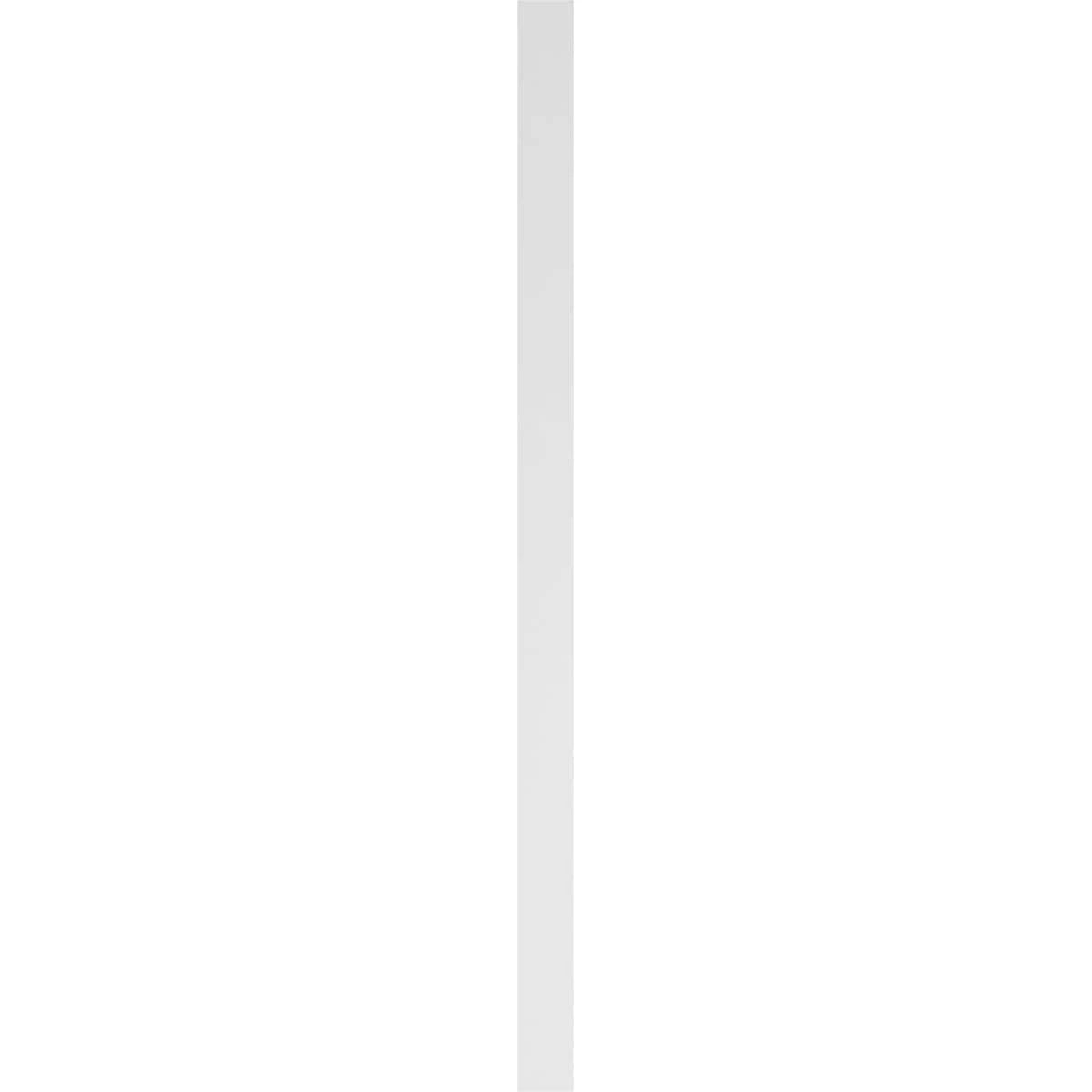 Raised Panel PVC Pilaster with Decorative Capital and Base (Pair) P8459