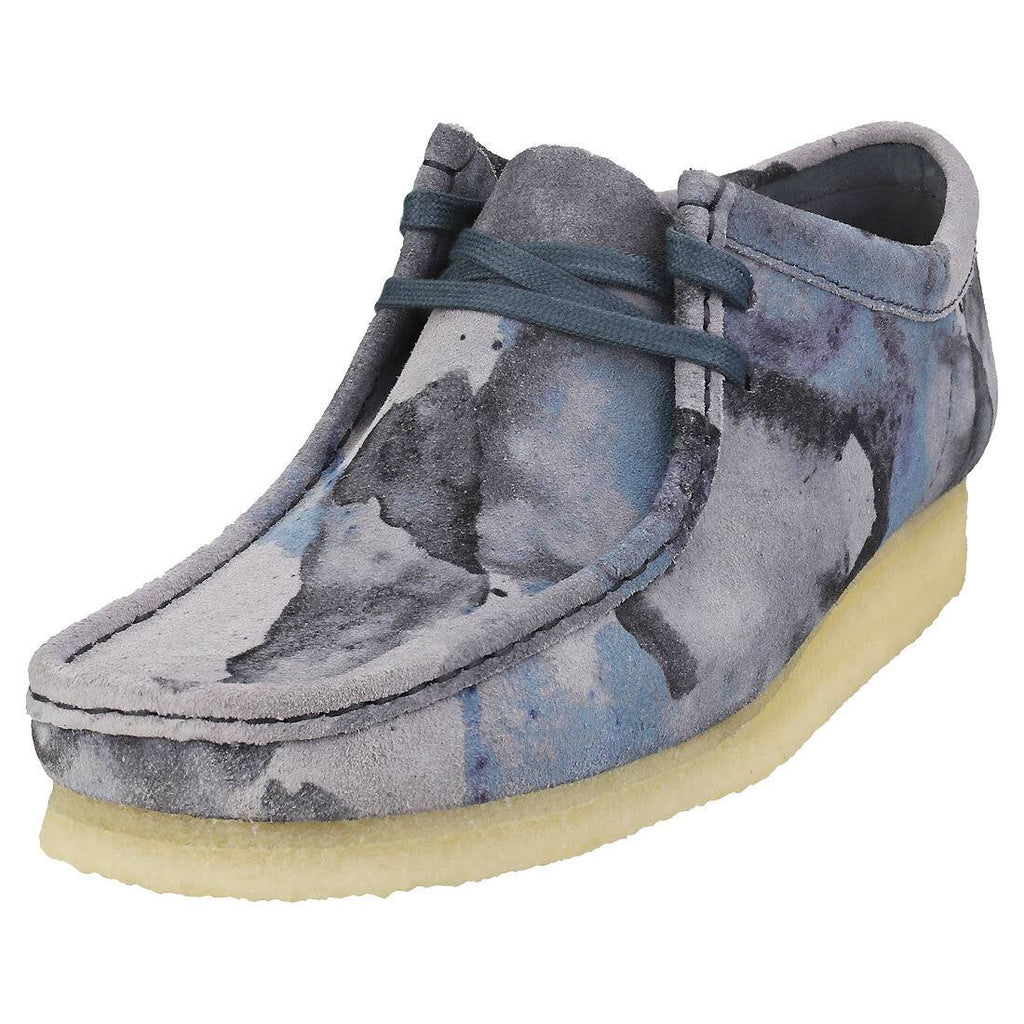 Blue Camo Wallabee Shoes I592