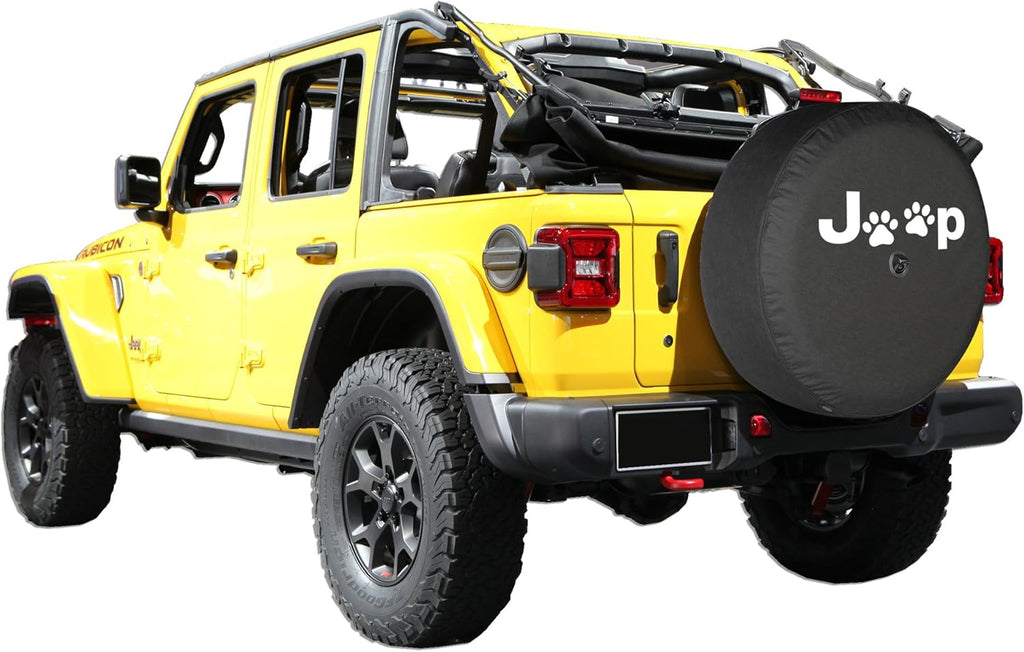 32" Soft Tire Cover for Jeep Wrangler JL with Back-up Camera Pack of 2 T211685