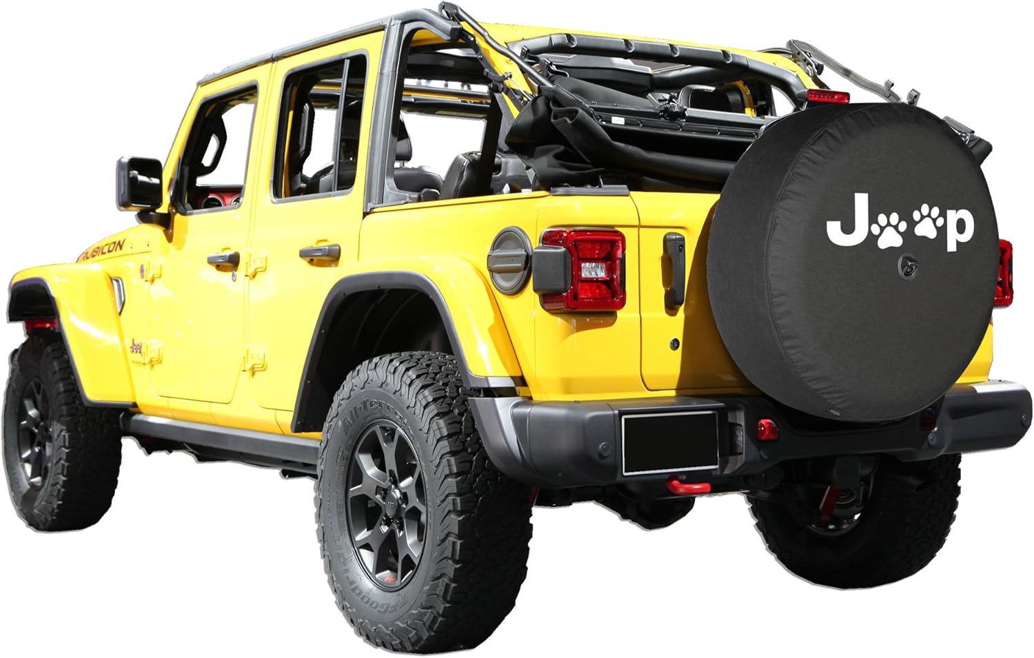 32" Soft Tire Cover for Jeep Wrangler JL with Back-up Camera Pack of 2 T211685