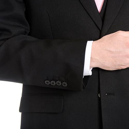 Grey 40 Long Vested Suit Q10757