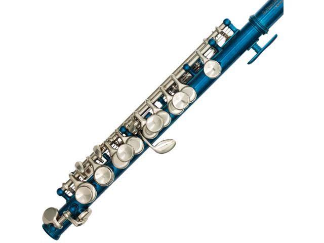 Sky Blue Lacquer C Piccolo with Nickel Keys and Deluxe Case K39870