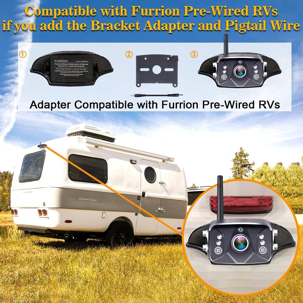 HD 1080P Digital Wireless Backup Camera with 7 Inch DVR Monitor K281642