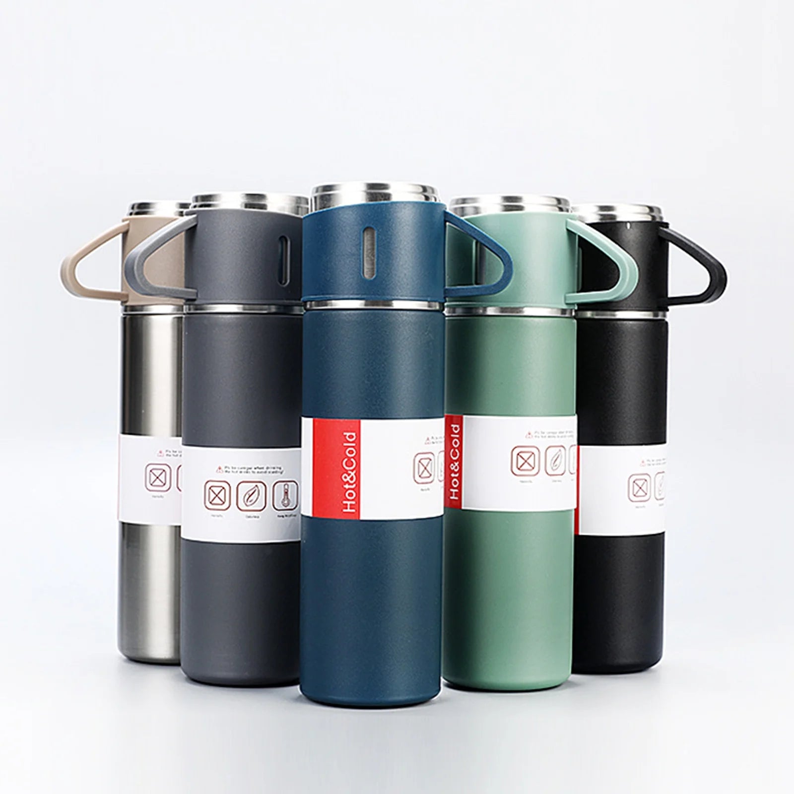 Insulated Stainless Steel Thermos Bottle 500L Y465
