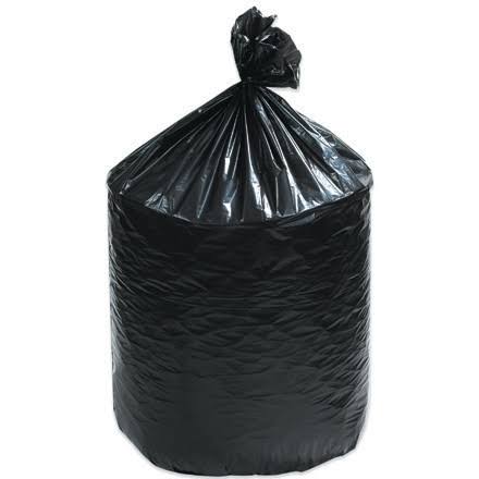Black Trash Bags 33x22 x 40x22 x 1.2mil (250 Per/Case) D25525