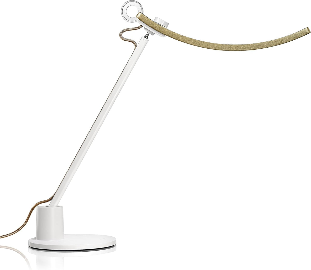 Silver Genie LED Desk Lamp with Auto-Dimming U14325