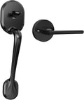 Matte Black Door Handleset Pack of 2 B462
