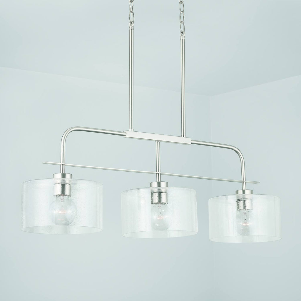 3 Light Island, Brushed Nickel J58865