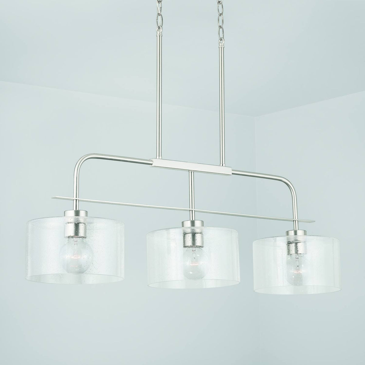 3 Light Island, Brushed Nickel J58865