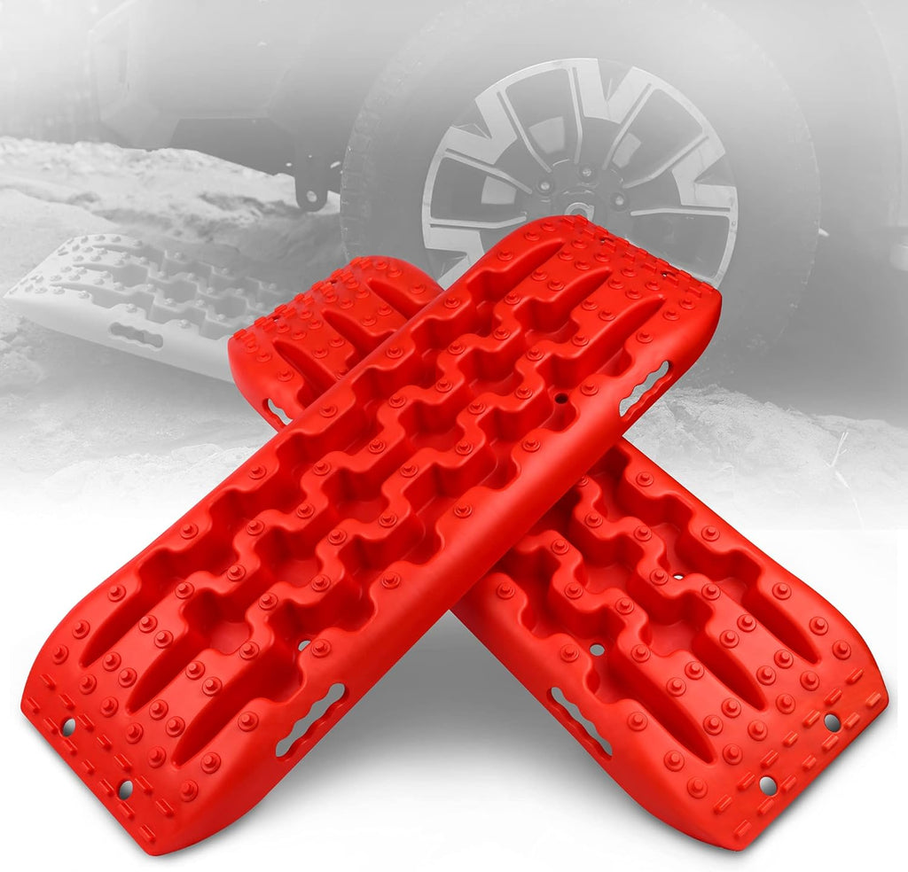 Orange Pack of 2 Traction Tracks for Sand Snow Mud R843