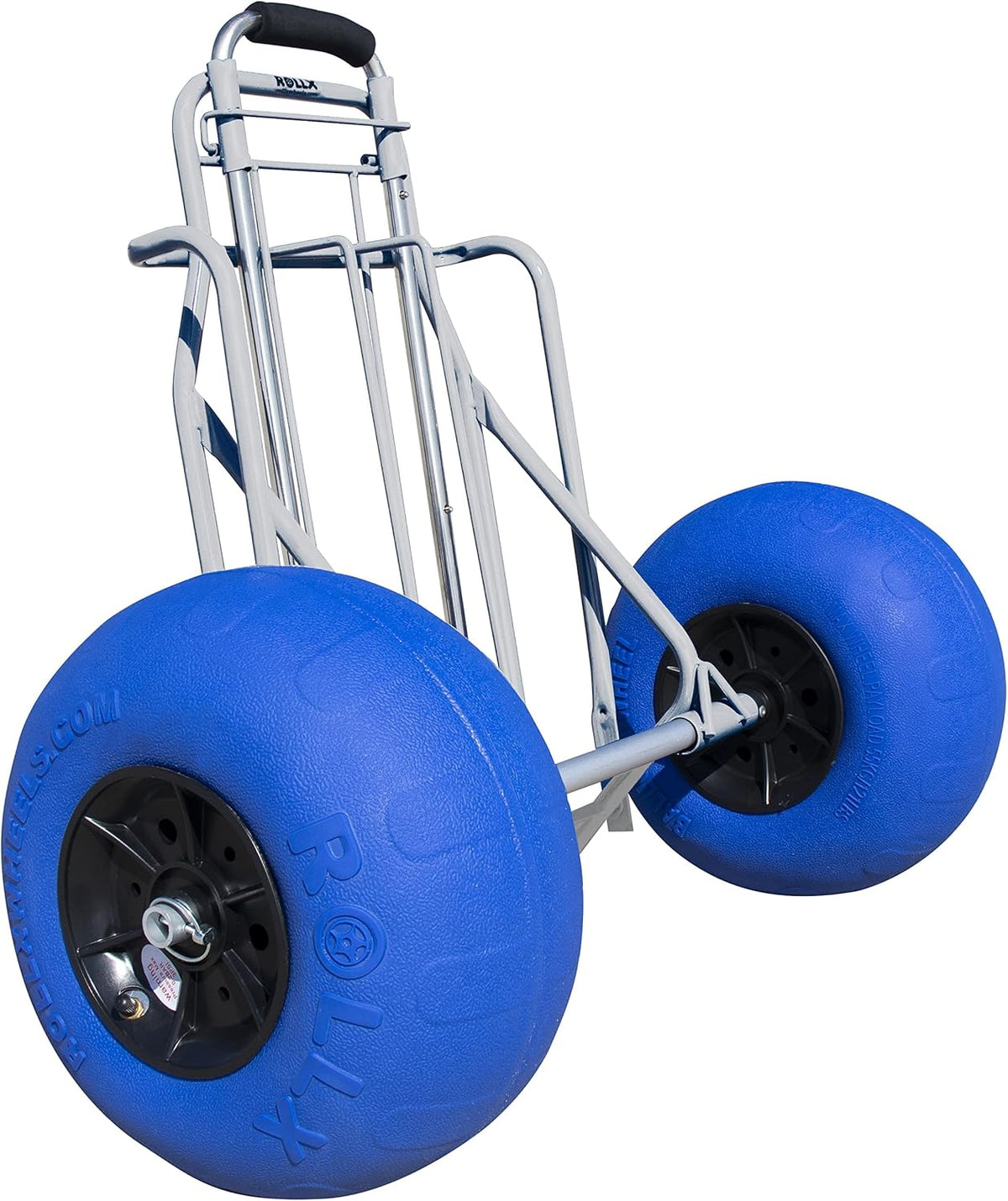 Orange Folding Beach Cart with Balloon Wheels U450870