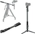 Motorized Camera Slider Monopod with Pan and Tilt Head & Tripod S8211