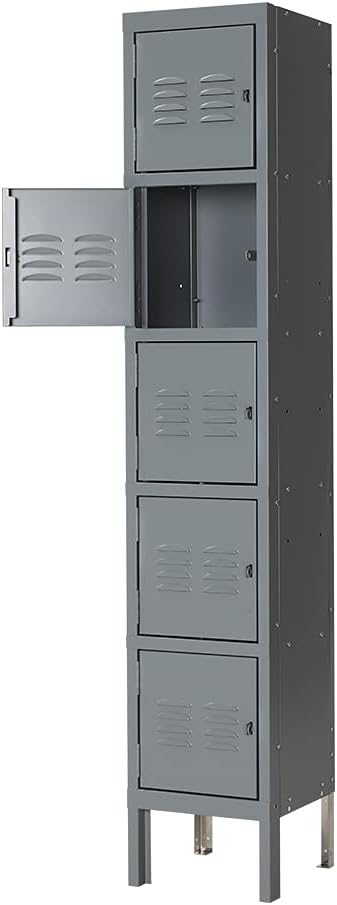 5 Tier Steel Storage Cabinet with 5 Door Shelf B20241
