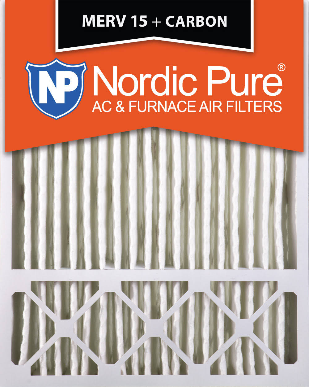 20x25x5 MERV 15 Pleated Carbon AC Furnace Air Filter N8534
