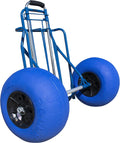 Orange Folding Beach Cart with Balloon Wheels U450870