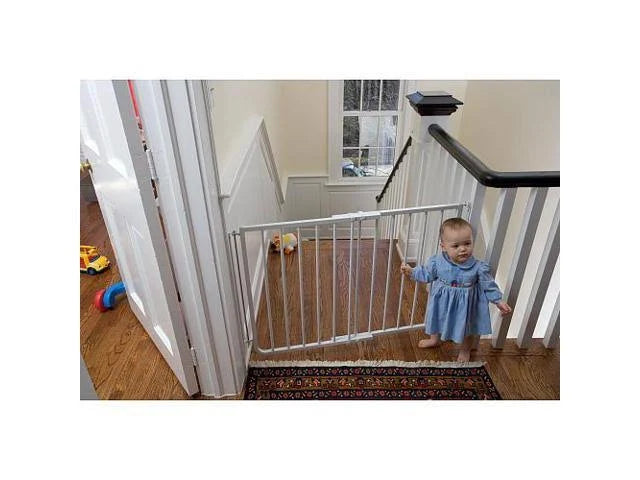 White Stairway Pet Gate T54766