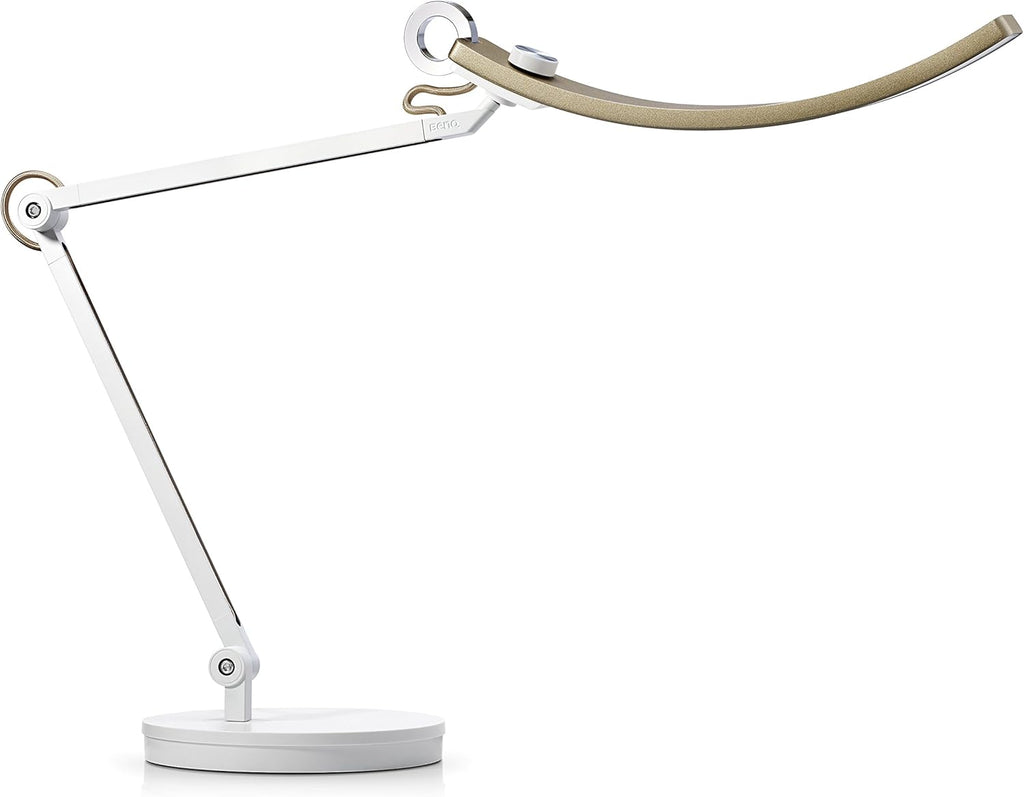 Silver Genie LED Desk Lamp with Auto-Dimming U14325