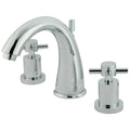 Polished Chrome Widespread Lavatory Faucet with Brass Pop-Up Z640425