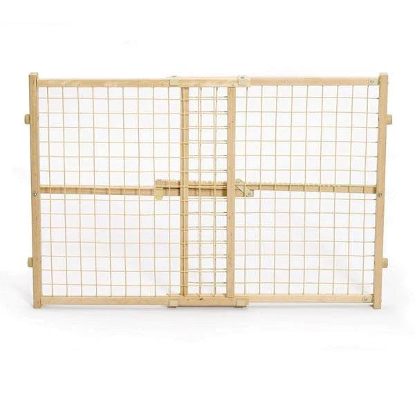 44-in Wood Wire Mesh Pet Gate M9260
