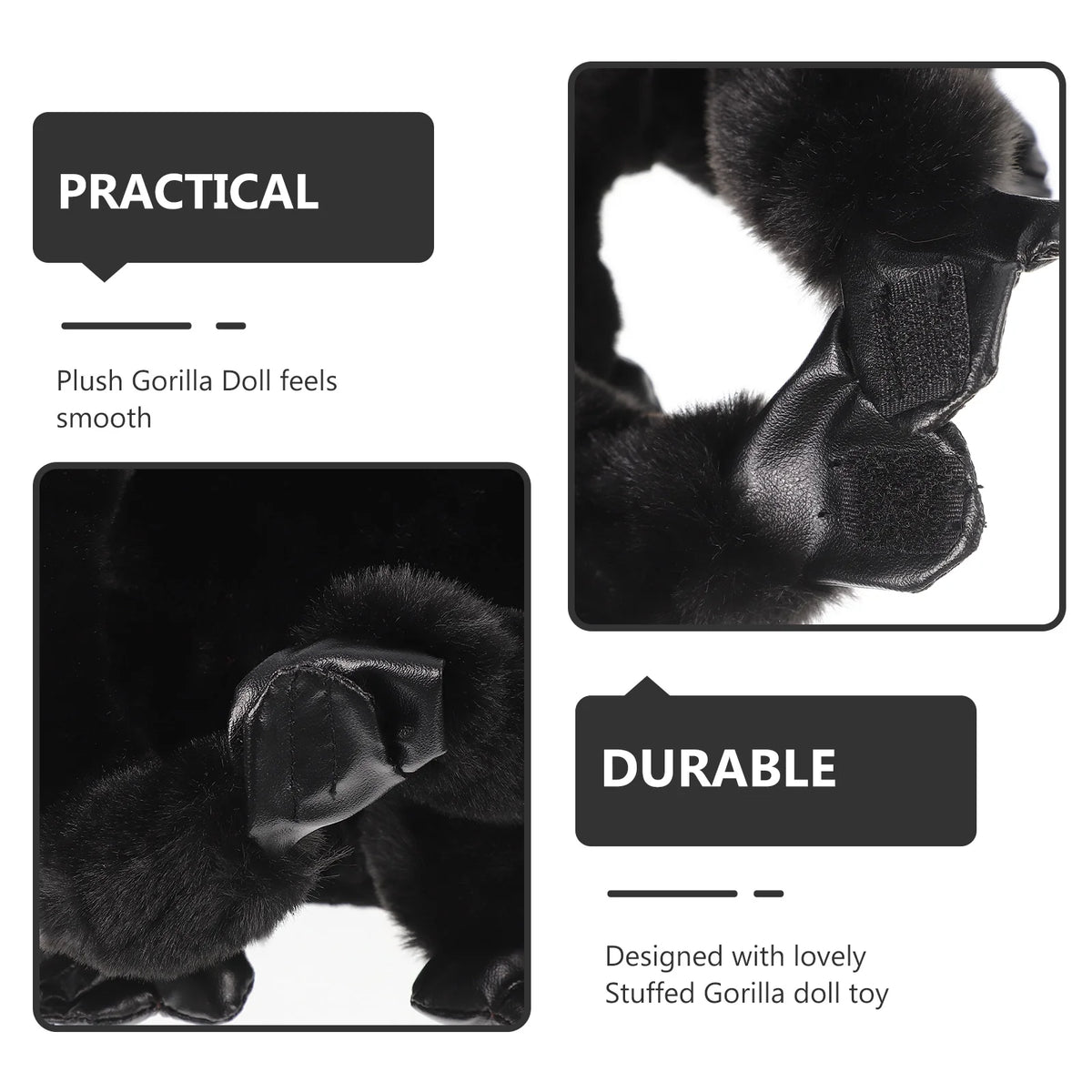 Large Plush Gorilla Stuffed Doll Z209