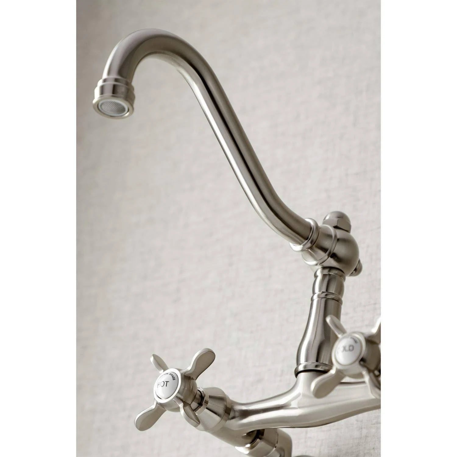 Oil Rubbed Bronze Wall Mount Kitchen Faucet L99295