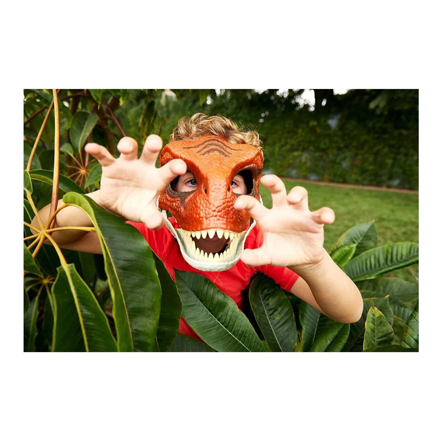 Tyrannosaurus Rex and Velociraptor Masks Bundle E883