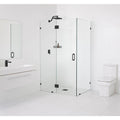 Matte Black Frameless Shower Door R44658