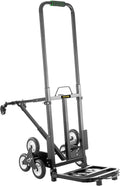 Heavy Duty Folding Hand Truck with 2 Backup and Assistant Wheels G35064