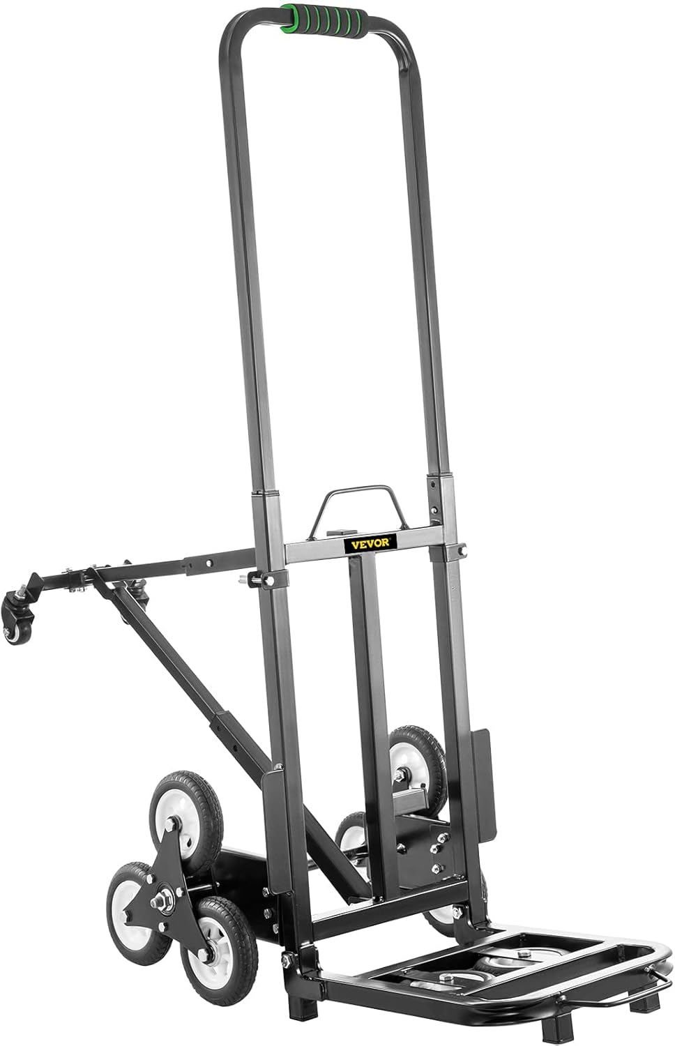 Heavy Duty Folding Hand Truck with 2 Backup and Assistant Wheels G35064
