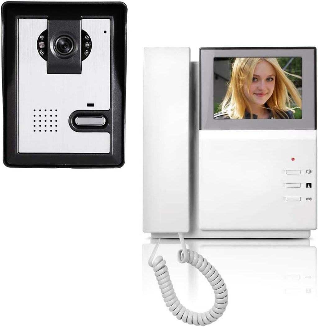 4.3 Inches Wired Video Door Phone System with LCD Monitor and IR Night Vision Camera H153