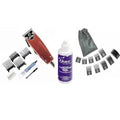 Fast Feed Clipper with Adjustable Blade, 4oz Blade Oil, 10 Piece Comb Set Y136417