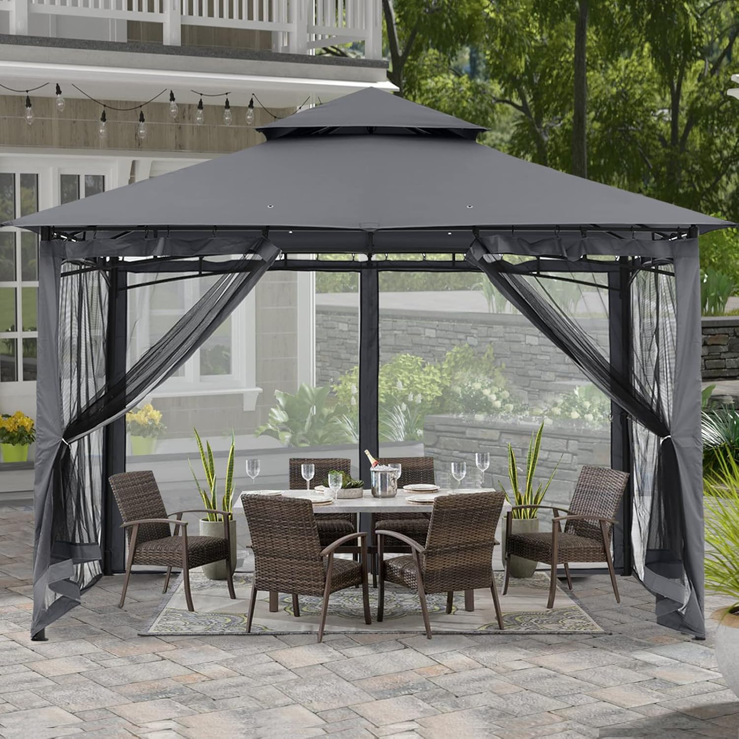 Patio Gazebo 10 Ft x 12 Ft R485