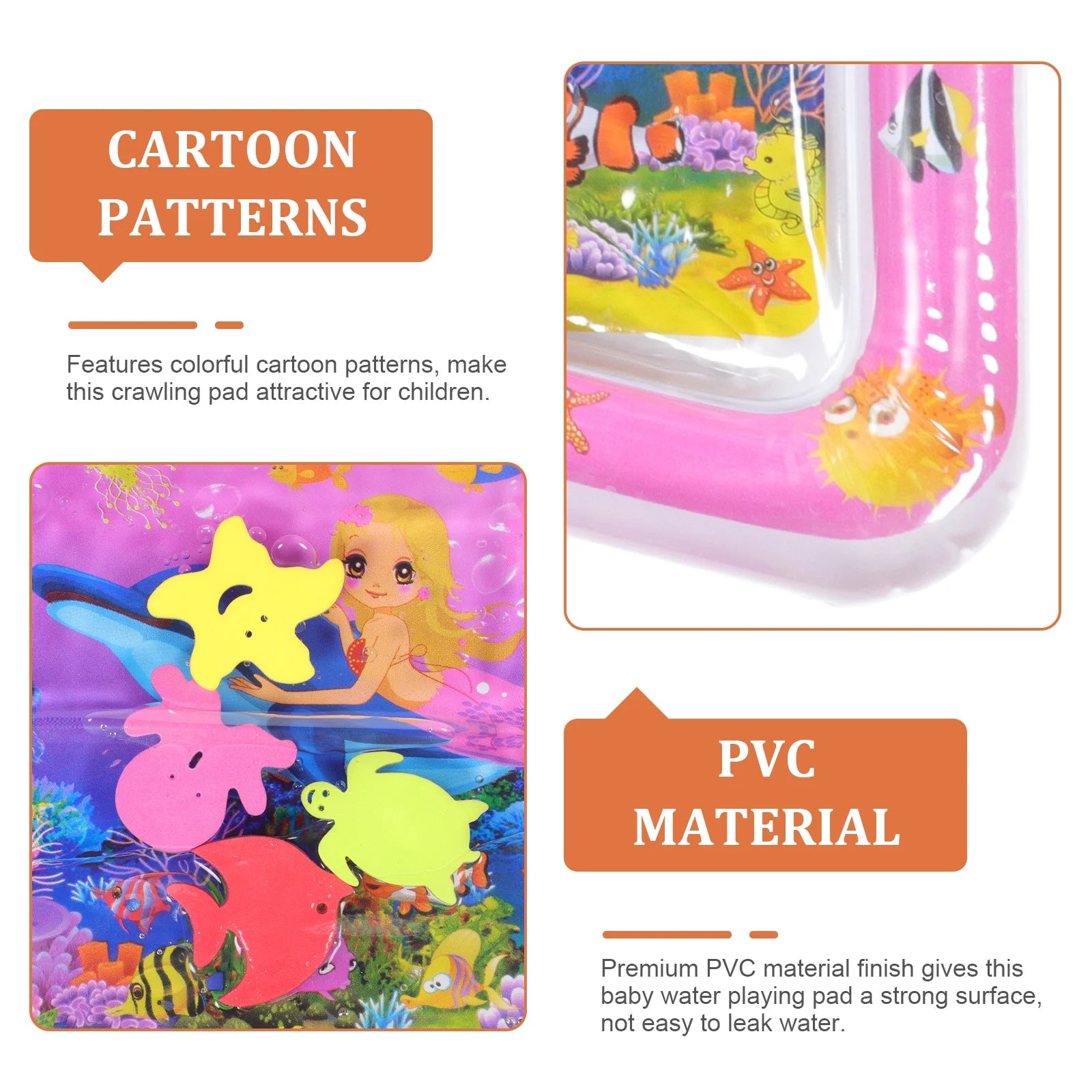 Inflatable Water Splash Play Mat Baby Crawling Pads O958711
