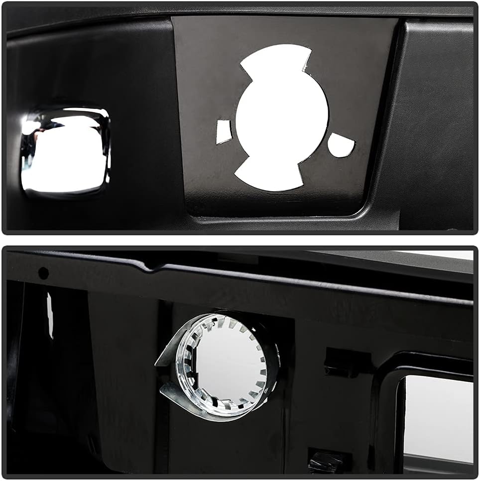 Chrome Steel Complete Rear Step Bumper Assembly M6930