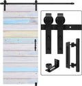 6.6 FT Sliding Barn Door Track and Handle Hardware Kit U213440