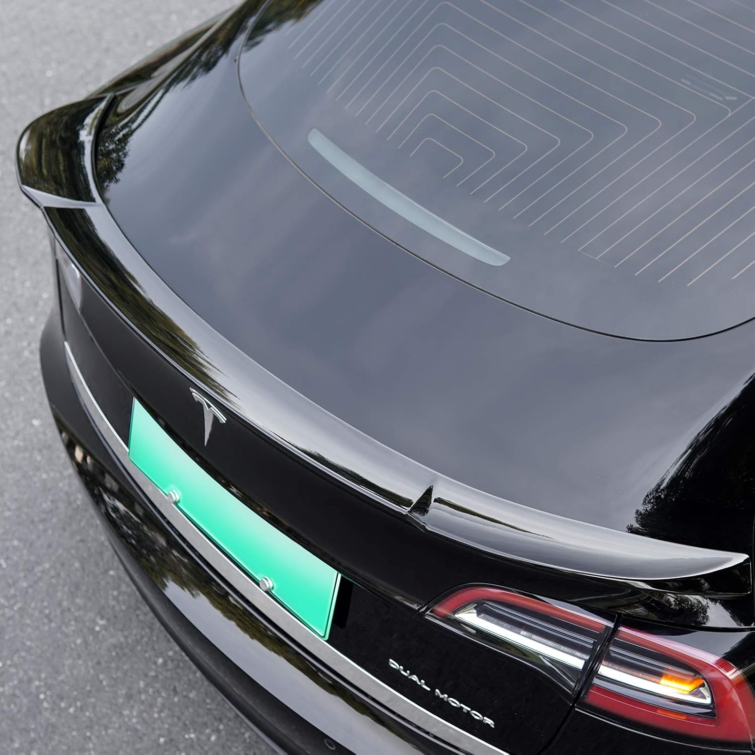 Matte Carbon Fiber Rear Spoiler Wing for Tesla Model 3 O450