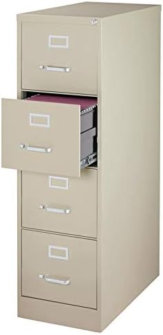 4 Drawer Black Letter File Cabinet V69929