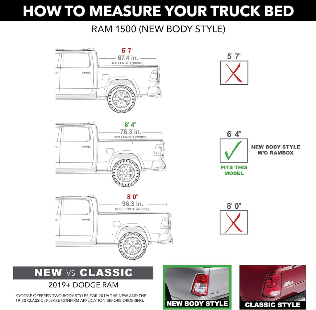 Black Hard Folding Truck Bed Tonneau Cover X1635