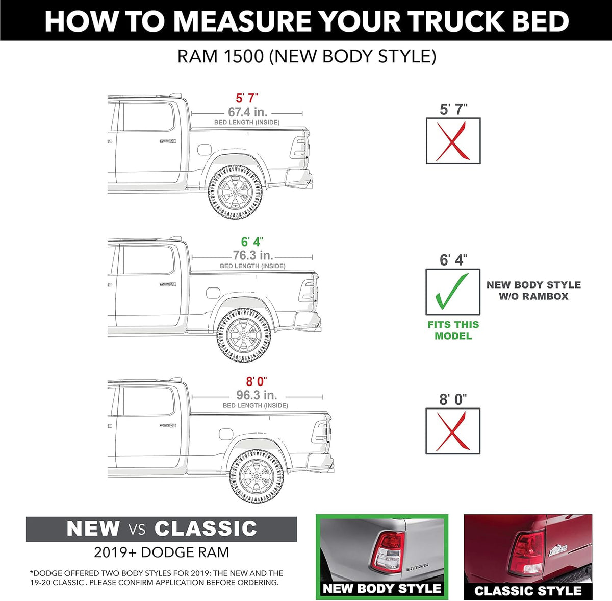 Black Hard Folding Truck Bed Tonneau Cover X1635