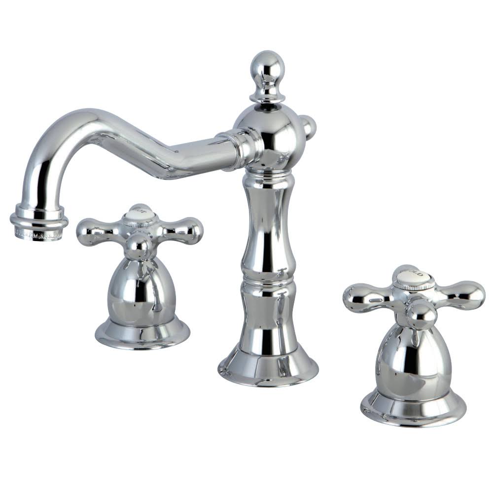 Polished Chrome Widespread Lavatory Faucet F306414