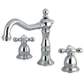Polished Chrome Widespread Lavatory Faucet F306414