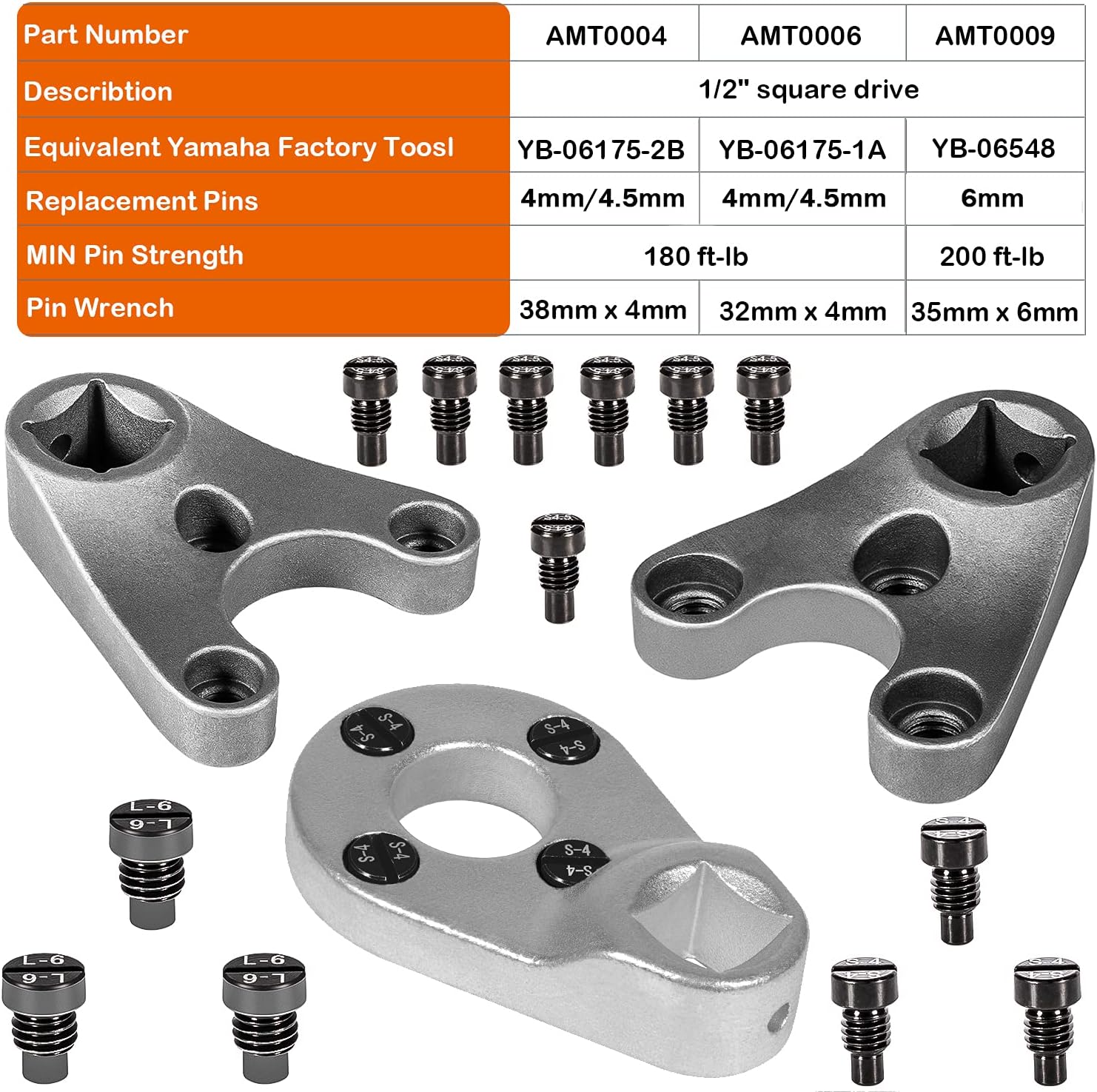 Trim/Tilt Pin Wrench Tools Set Pack of 2 J669