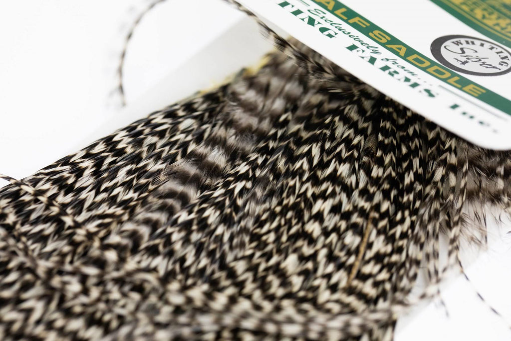 Dun Grizzly Hackle 1/2 Saddle I90163
